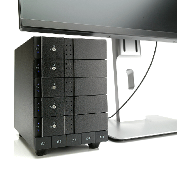 oyen digital 30tb mobius 5 bay thunderbolt 2 raid hard drive array